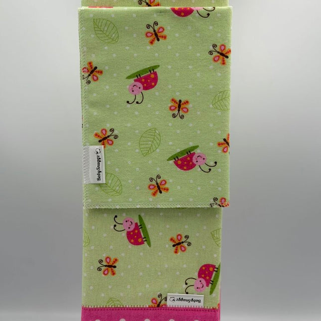 Baby Blanket with Burp Cloth Set