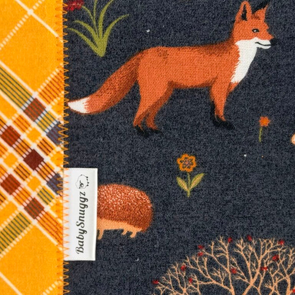 Baby Blanket with Burp Cloth Set