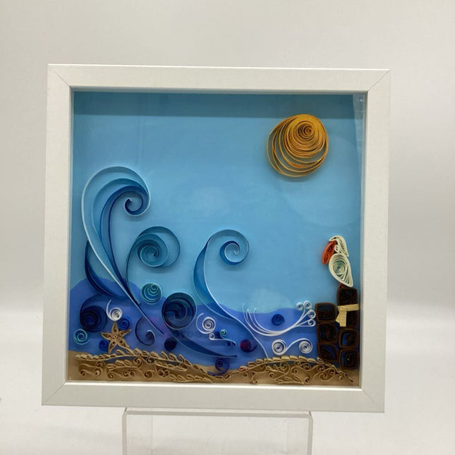 Rolling Waves at the Beach