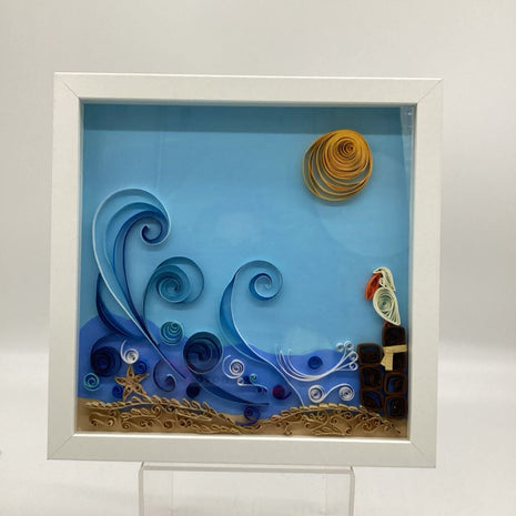Rolling Waves at the Beach