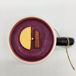 Red Sangria (Cheers mug) - 100% Soy Wax - Mug Candle - view 3