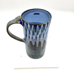 Travel Mug- Medium Blue Peacock - view 2