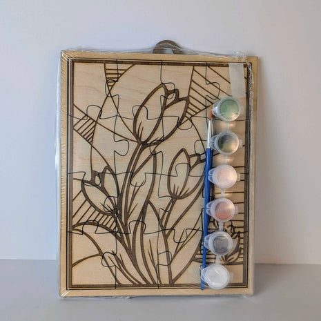 DIY - Tulip Mosaic Puzzle