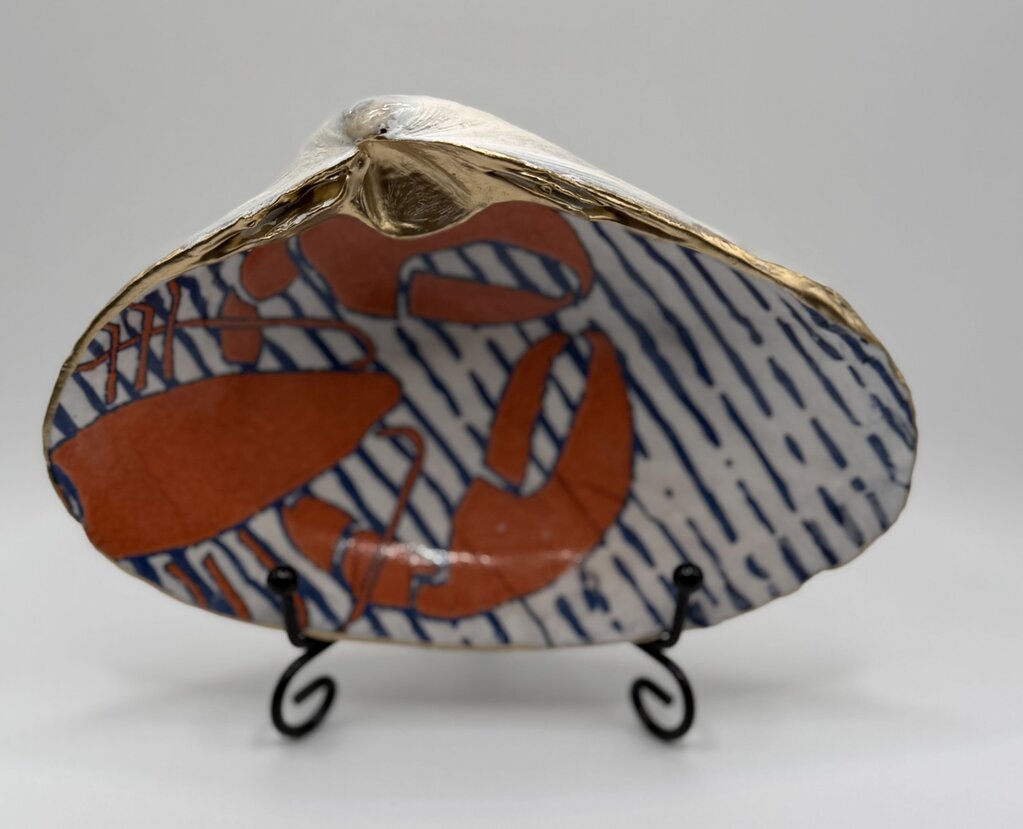 Lobster w/ Blue Stripes XL Clam Dish (Old Orchard Beach, MA)