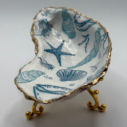 Blue Sea Life Oyster Ornament (Outer Banks, NC) - view 2