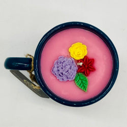 Flower Shop (Terracotta mug) - 100% Soy Wax - Mug Candle - view 3