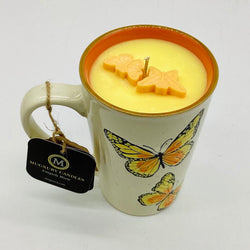 Butterfly Garden (Monarch Mug) - 100% Soy Wax - Mug Candle - view 2