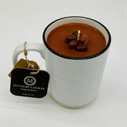 Fresh Coffee (White Coffee Embossed Mug) - 100% Soy Wax - Mug Candle - view 2