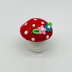 MUSHROOM w FLOWERS - view 2