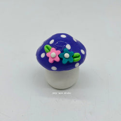 MUSHROOM w FLOWERS - view 1