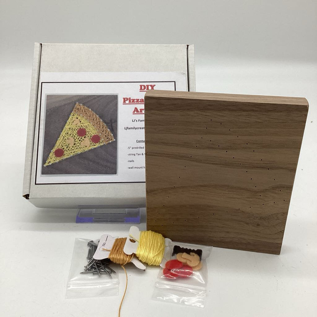 DIY String Art Kit Large slice Pizza