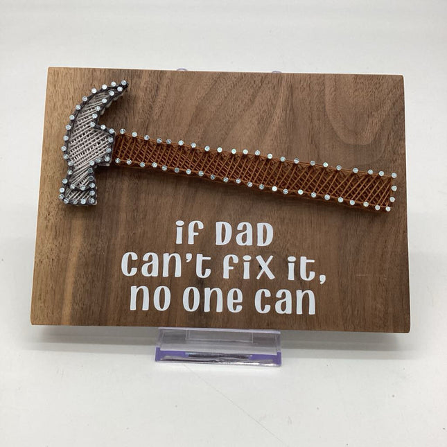 String Art Fathers Day Hammer