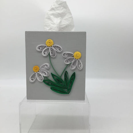 Kleenex Box with flowers