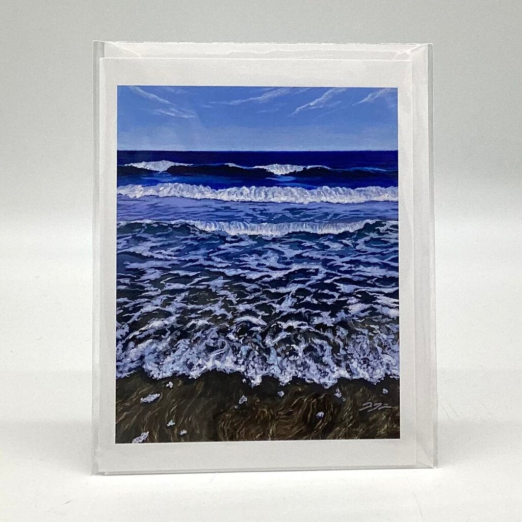 Wallis Sands - Ocean Wave All Occasion Greeting Card
