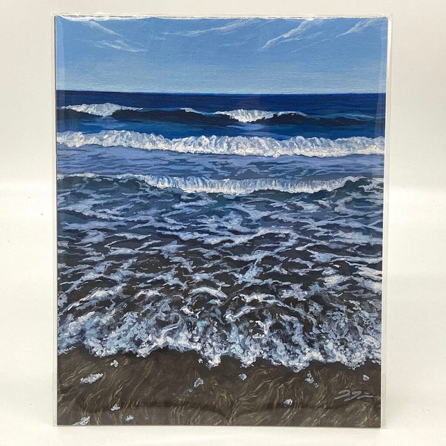 Wallis Sands - Ocean Wave Art Print 8x10
