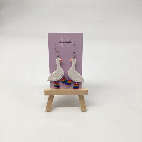 Goose Dangle Earrings