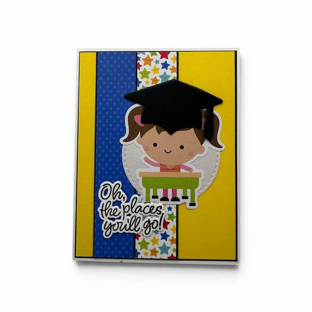 Kid Graduation Girl - Oh, The Places You Will Go! Card