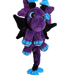Crocheted fairy dragon snuggler - view 2