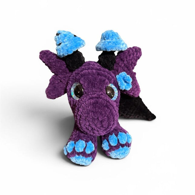 Crocheted fairy dragon snuggler