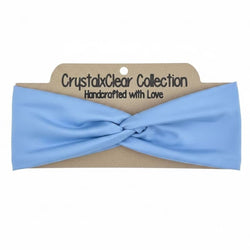 Solid Periwinkle Soft Stretch Twist Knot Headband - view 1