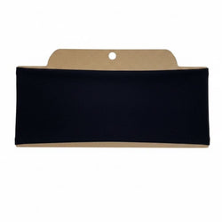 Solid Black Soft Stretch Twist Knot Headband - view 2