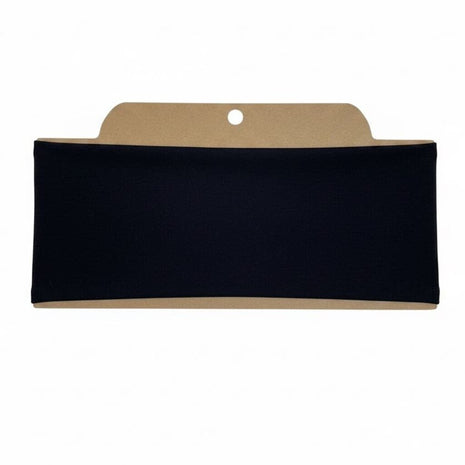 Solid Black Soft Stretch Twist Knot Headband