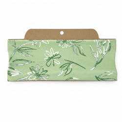 Light Green Floral Soft Stretch Twist Knot Headband - view 2