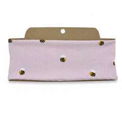 Ribbed Pink Bee Soft Stretch Twist Knot Headband - view 2