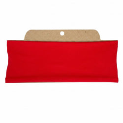 Solid Red Soft Stretch Twist Knot Headband - view 2