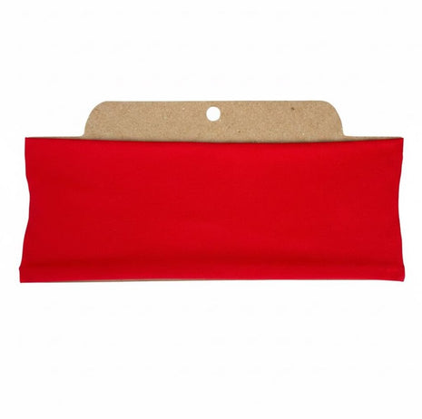 Solid Red Soft Stretch Twist Knot Headband