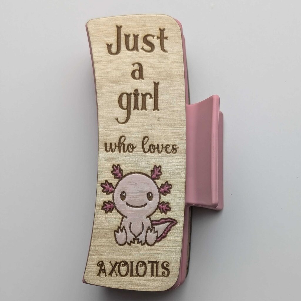 Hair Claw Interchangeable 4" Set - Axolotls