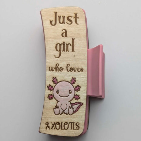 Hair Claw Interchangeable 4" Set - Axolotls