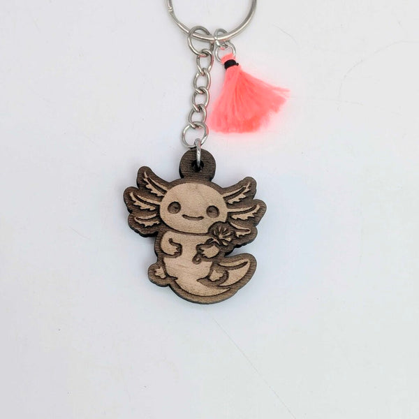 Keychain - Axolotls flower