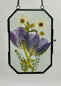 Emerald Frame w/ Pressed Florals