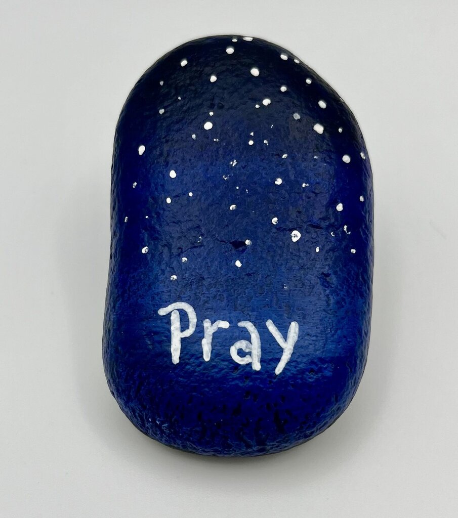 Rock sm navy "Pray"
