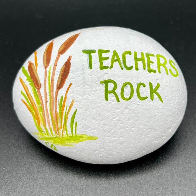 Rock sm wh "Teachers Rock"