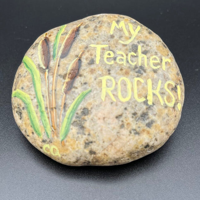 Rock sm nat "My Teacher Rocks"