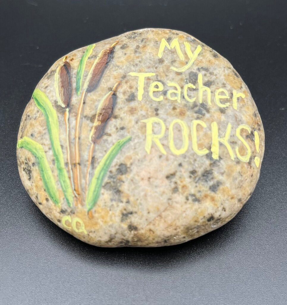 Rock sm nat "My Teacher Rocks"