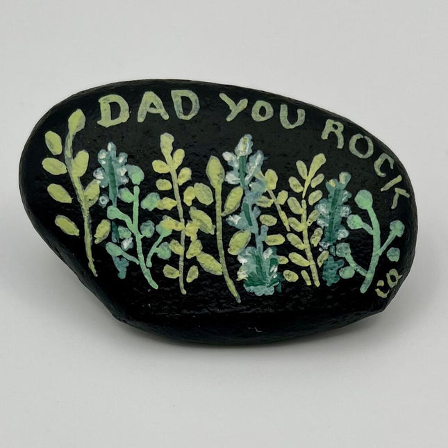 Rock sm blk "Dad you rock"