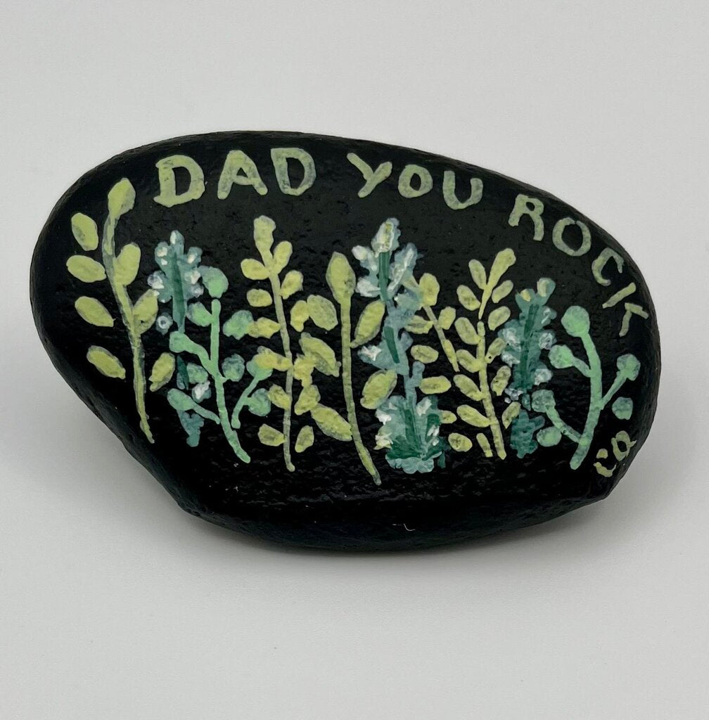 Rock sm blk "Dad you rock"