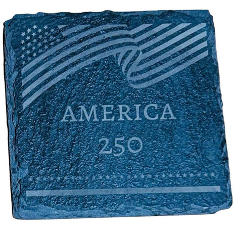 Slate Coaster Square America 250