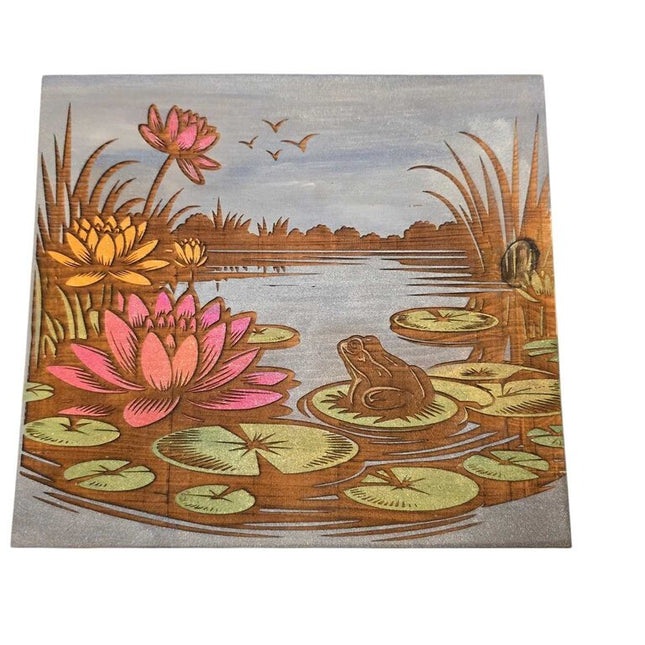 Frog on Lilly Pads