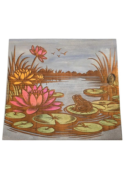 Frog on Lilly Pads