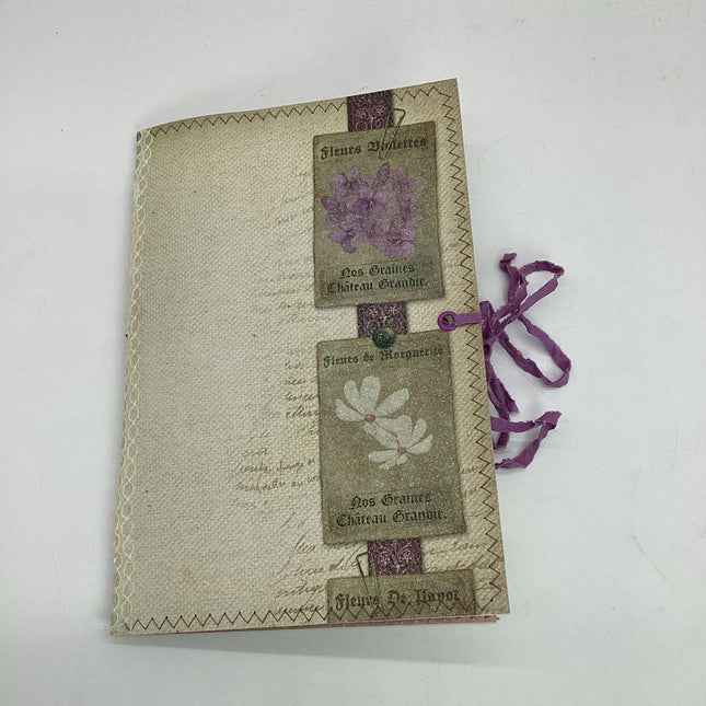 Beginner junk journal-purple