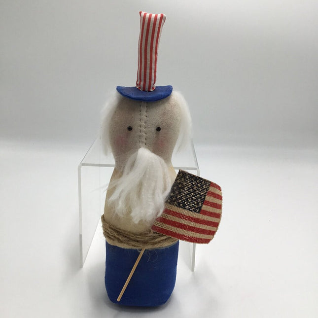 Uncle Sam Stump Doll