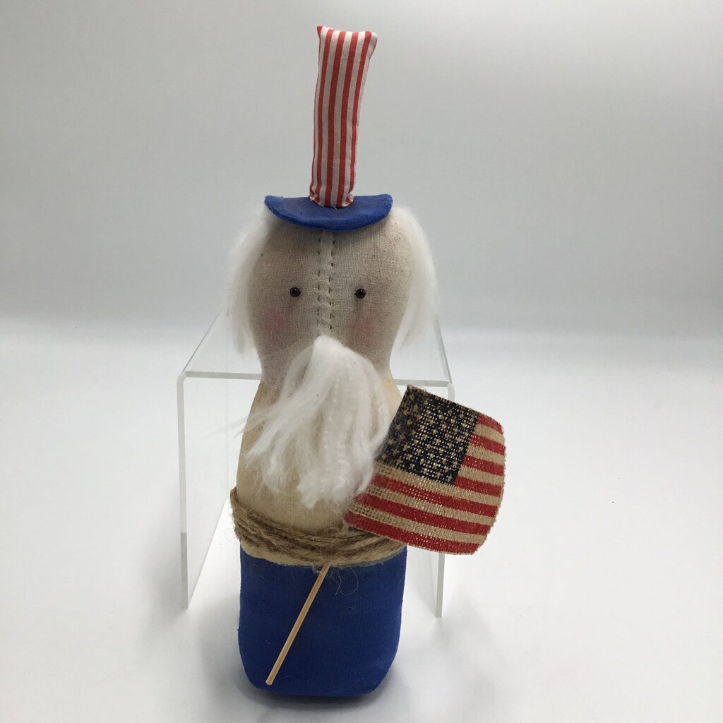 Uncle Sam Stump Doll