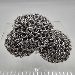 Silver juggling ball/foot bag - aluminum, 2 ounce - view 2