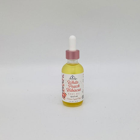 Body Oil Dropper - White Peach Hibiscus