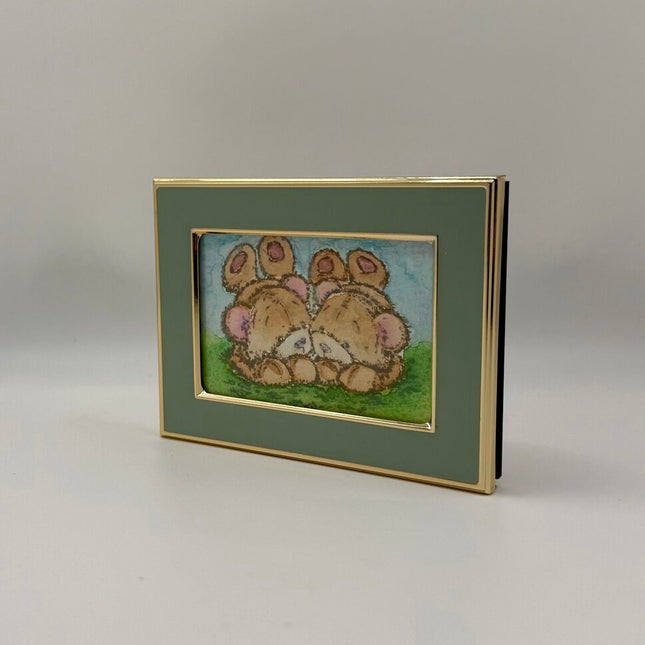 Framed Magnet - Hand Watercolored Bears