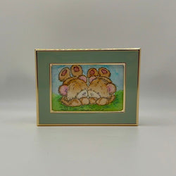 Framed Magnet - Hand Watercolored Bears - view 1
